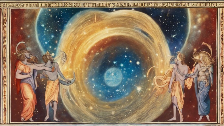 Celestial Neighbors: Aquarius and Aries Creating an Ideal Cosmic Community